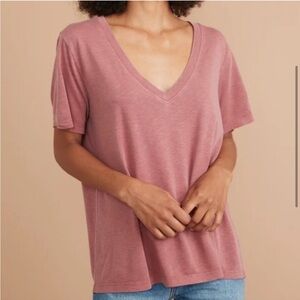 Marine Layer Boyfriend Tee in Baked Clay